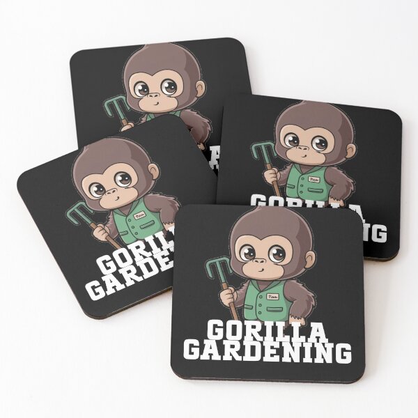 Item preview, Cute Gorilla Gardening designed and sold by GartenIdeen.