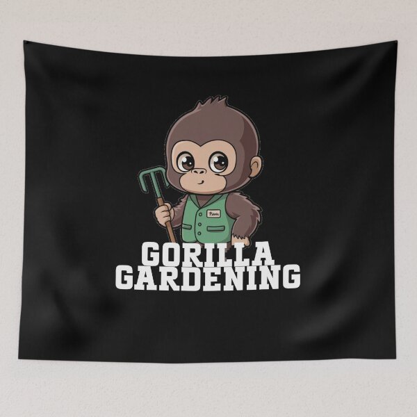 Item preview, Cute Gorilla Gardening designed and sold by GartenIdeen.