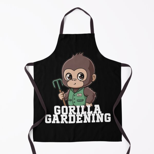 Item preview, Cute Gorilla Gardening designed and sold by GartenIdeen.