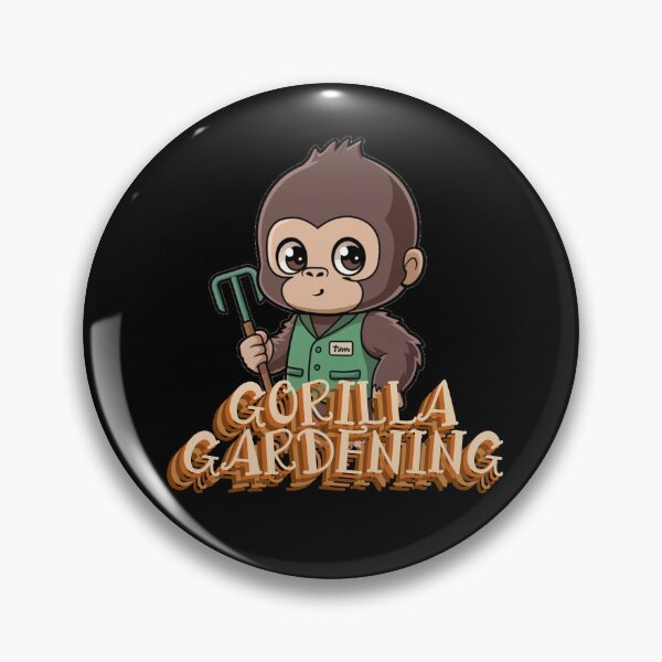 Item preview, Cute Gorilla Gardening designed and sold by GartenIdeen.