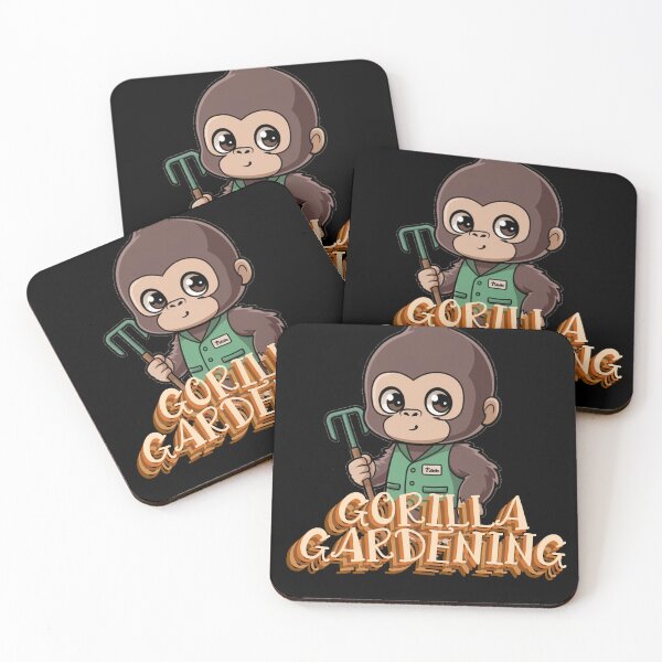 Item preview, Cute Gorilla Gardening designed and sold by GartenIdeen.