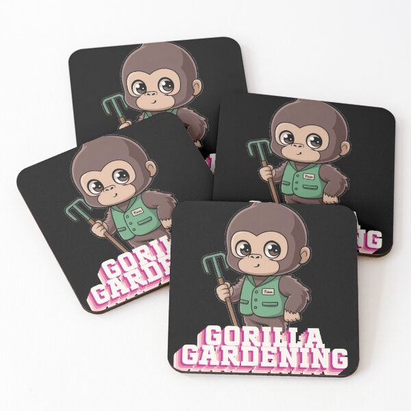 Item preview, Cute Gorilla Gardening designed and sold by GartenIdeen.