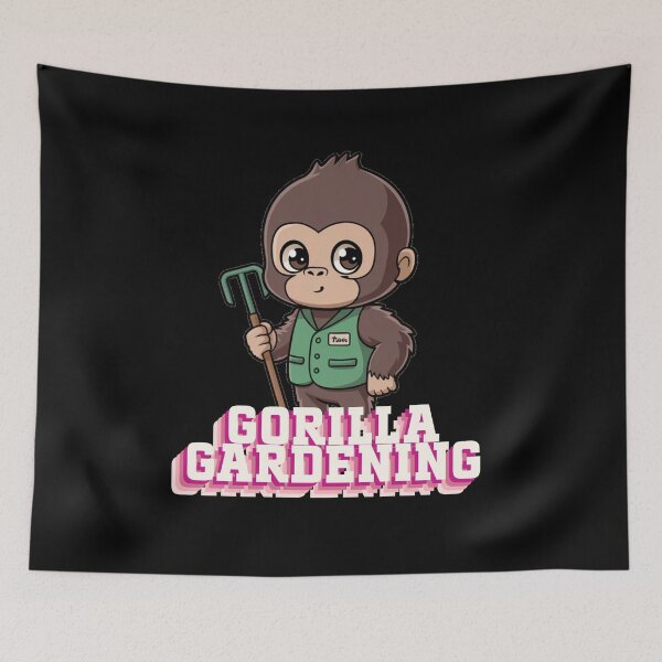 Item preview, Cute Gorilla Gardening designed and sold by GartenIdeen.