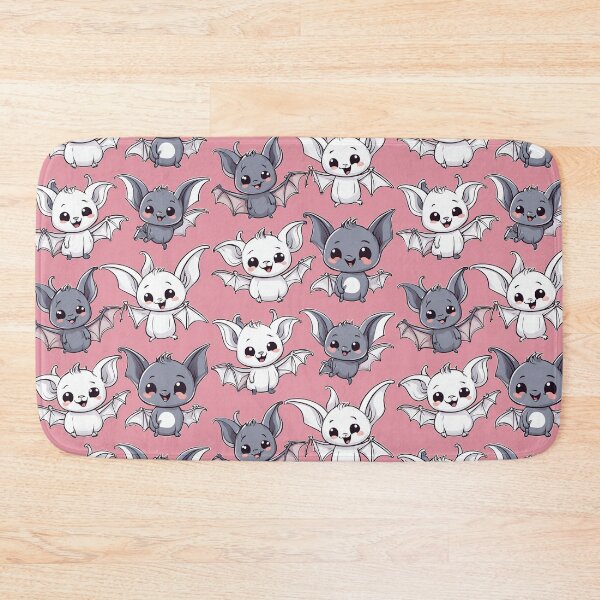 Item preview, Gray Kawaii Bat, Bat kawaii, Batzilla, sweet bat, cute bat, cute,  designed and sold by GOLDENGARDENART.