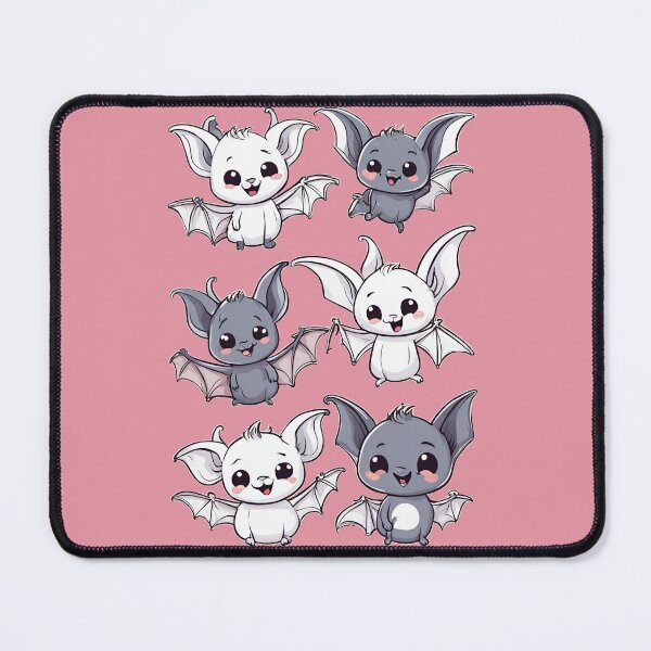Item preview, Gray Kawaii Bat, Bat kawaii, Batzilla, sweet bat, cute bat, cute,  designed and sold by GOLDENGARDENART.