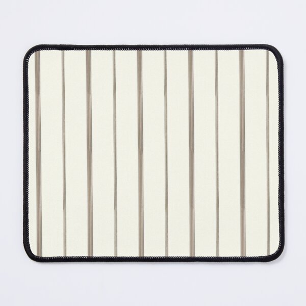 Item preview, Ticking Ivory Brown designed and sold by pinebluedesign.