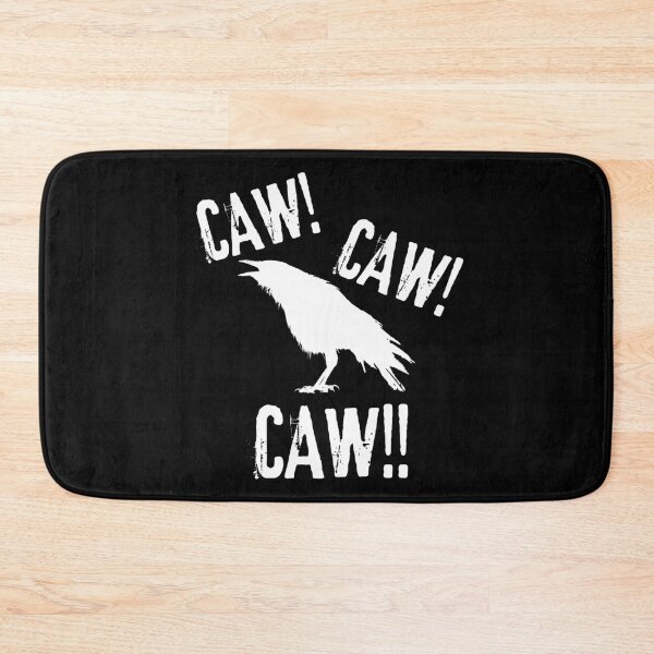 Item preview, Caw Crow in White Silhouette designed and sold by BLAAAAASK.