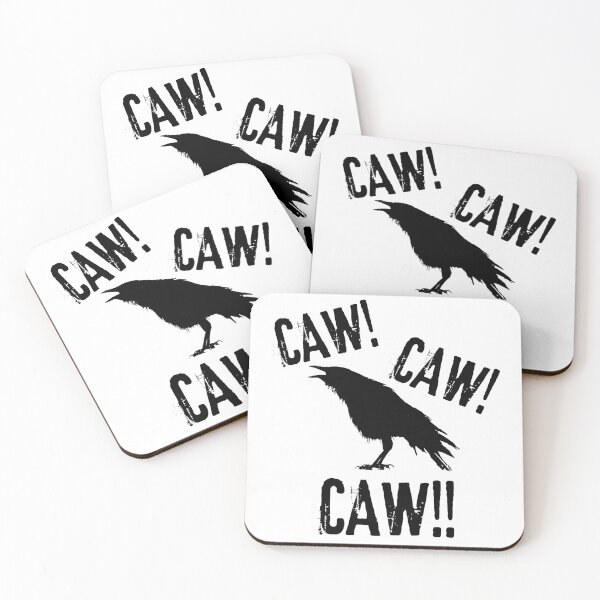 Item preview, Caw Crow in Black Silhouette designed and sold by BLAAAAASK.