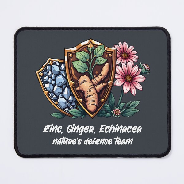 Item preview, Zinc, Ginger, Echinacea, nature’s defense team designed and sold by BestRebel.