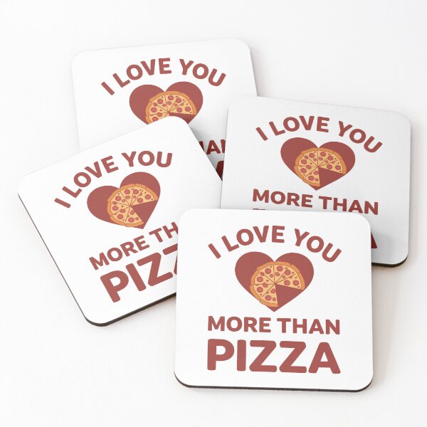 Item preview, Love you more Valentine’s day pizza designed and sold by Newhyperion.