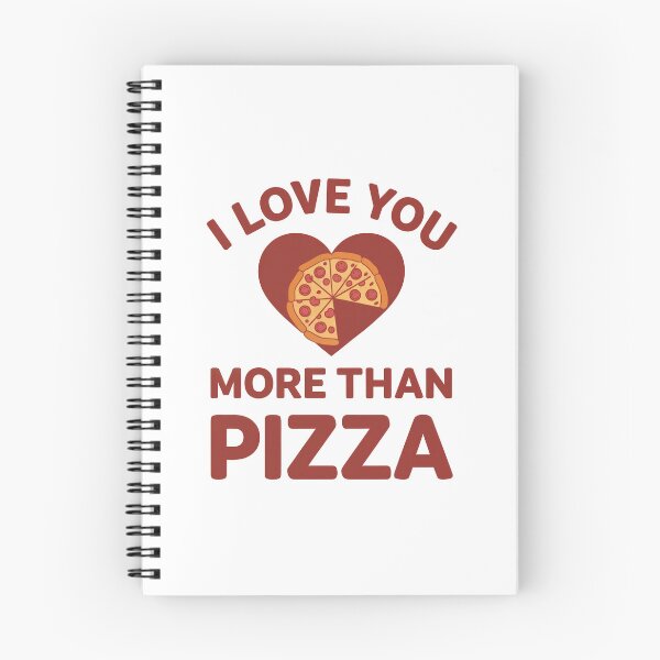 Item preview, Love you more Valentine’s day pizza designed and sold by Newhyperion.