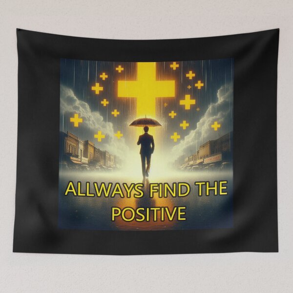 Item preview, Raining plus signs on a dramatic black background designed and sold by hardingcarl2.