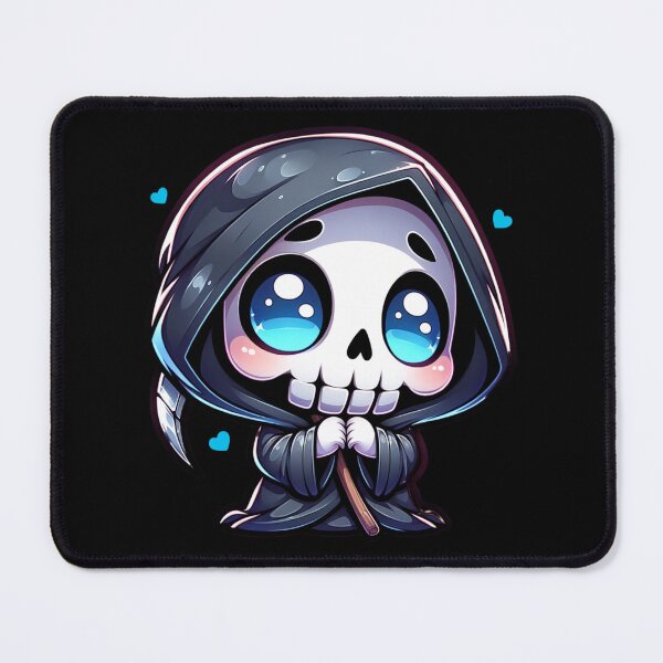 Item preview, Kawaii Grim Reaper With Adorable Sweet Expression designed and sold by 2ndSketch.