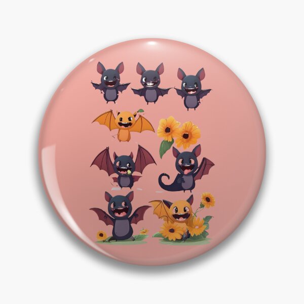 Item preview, Funny Bat, Bat kawaii, Batzilla, sweet bat, cute bat, cute,  designed and sold by GOLDENGARDENART.