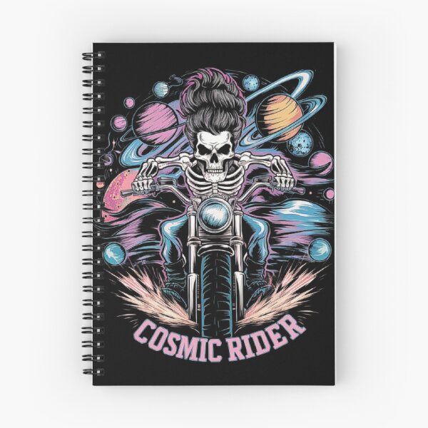 Item preview, Cosmic Rider” - Skeleton Motorcycle Galaxy Design designed and sold by love3617.