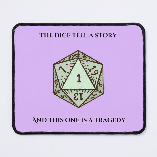 Item preview, The dice tell a story designed and sold by DryadsGrove.