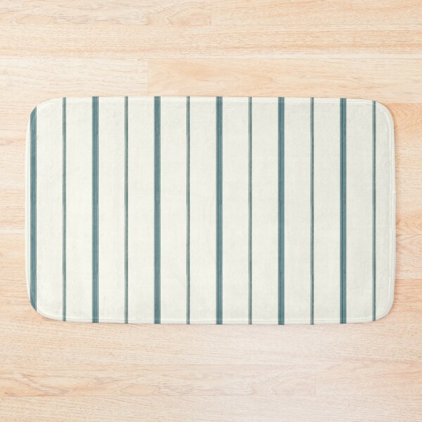 Item preview, Ticking Ivory Teal designed and sold by pinebluedesign.
