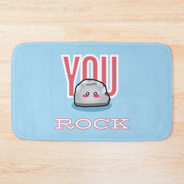 Item preview, You Rock with Chibi (Bright Blue) designed and sold by BLAAAAASK.