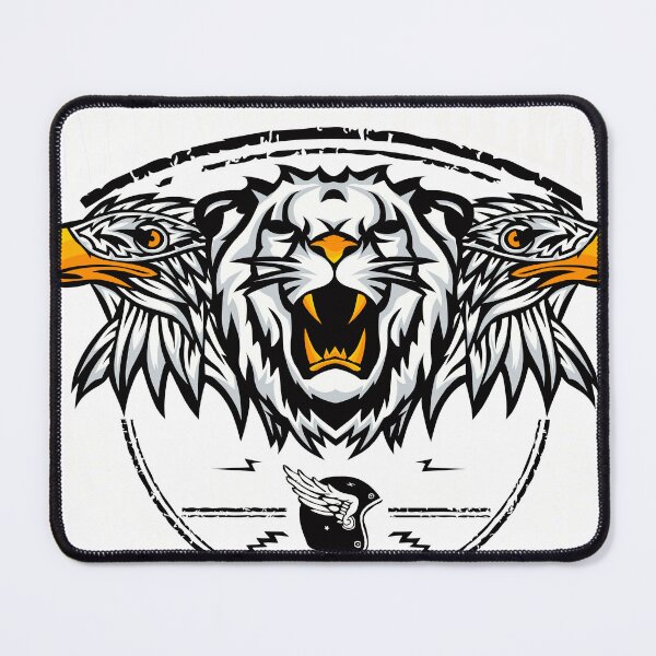 Item preview, born free eagle motorcycle lion logo designed and sold by Achille3777.
