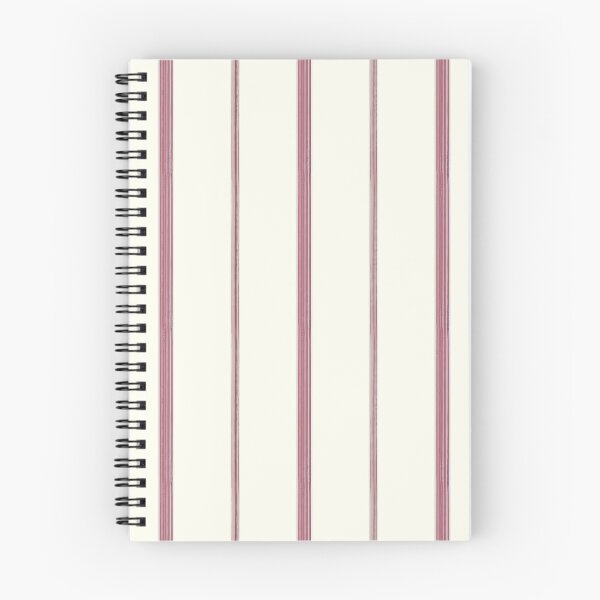 Item preview, Ticking Ivory Cerise designed and sold by pinebluedesign.