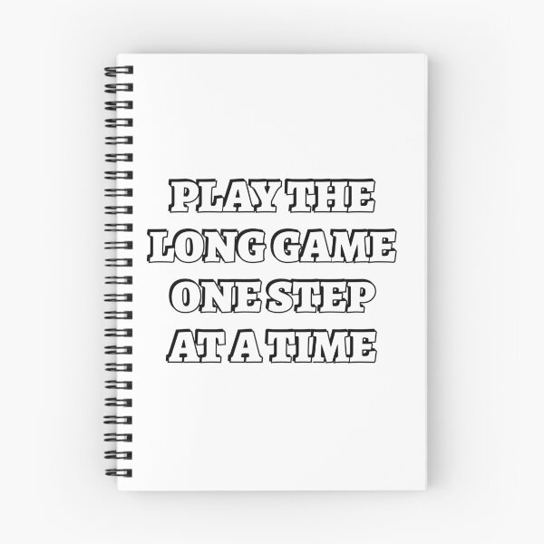 Item preview, Play the long game one step at a time - overcoming obstacles designed and sold by Inspirationmotivation.