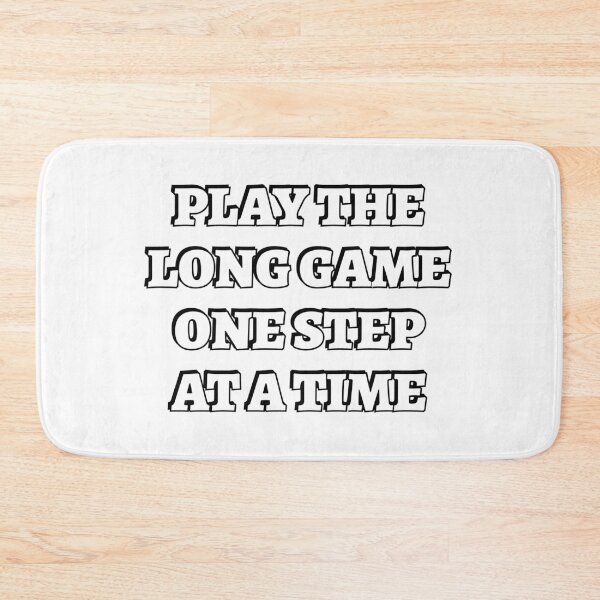 Item preview, Play the long game one step at a time - overcoming obstacles designed and sold by Inspirationmotivation.