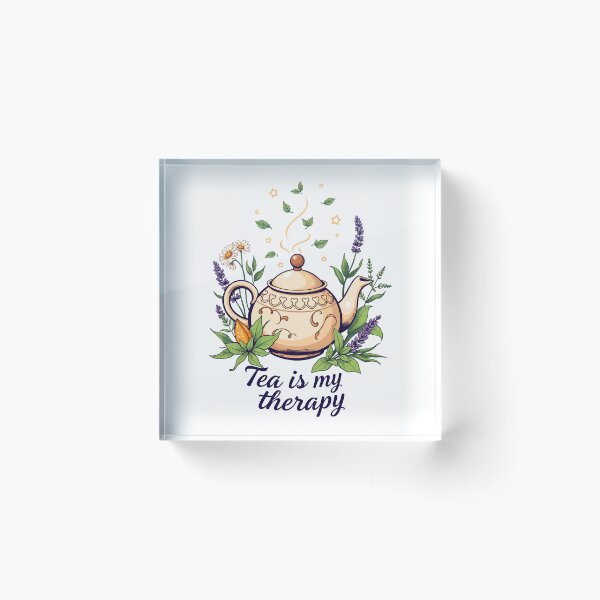 Item preview, Tea is my therapy designed and sold by BestRebel.