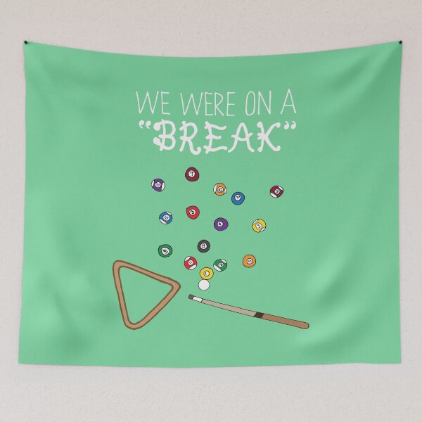 Item preview, Billiards - 8-Ball - "We Were On A Break" designed and sold by Tim Veiga.