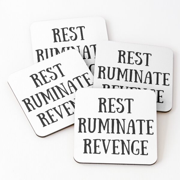 Item preview, Rest Ruminate Revenge (White) designed and sold by BLAAAAASK.