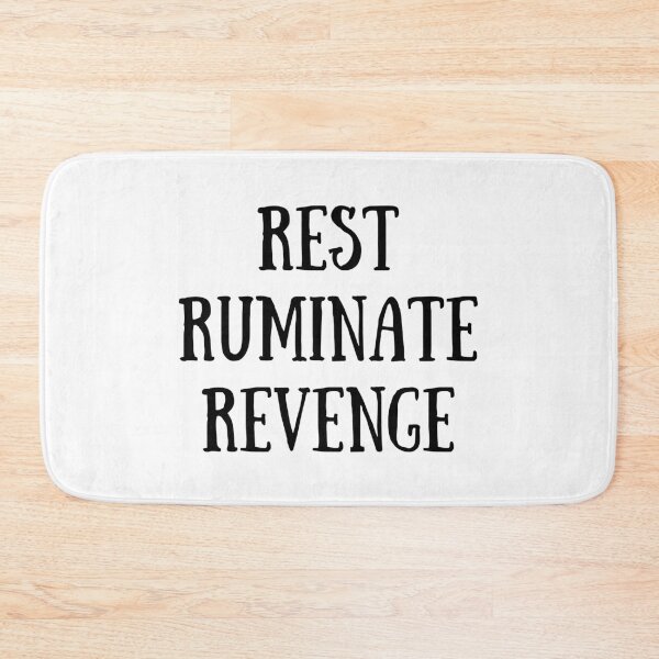 Item preview, Rest Ruminate Revenge (White) designed and sold by BLAAAAASK.