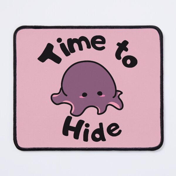 Item preview, Time to Hide Chibi Octopus (Pink) designed and sold by BLAAAAASK.