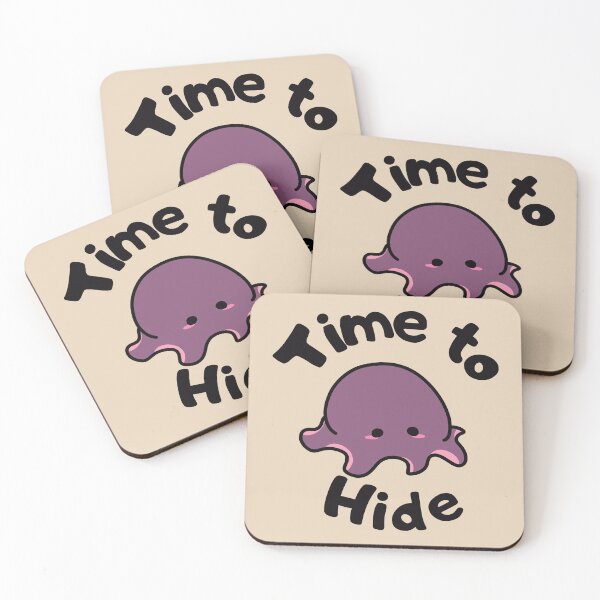 Item preview, Time to Hide Chibi Octopus (Sand) designed and sold by BLAAAAASK.