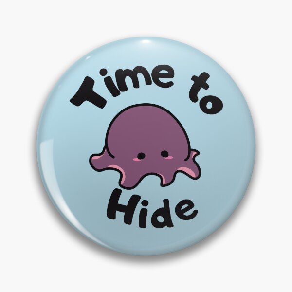 Item preview, Time to Hide Chibi Octopus (Blue) designed and sold by BLAAAAASK.