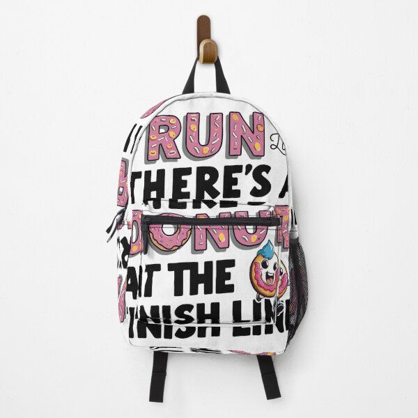 Item preview, Run like there is a Donut at the Finish Line | Funny Fitness Motivation Gym Humor designed and sold by trendparrot.