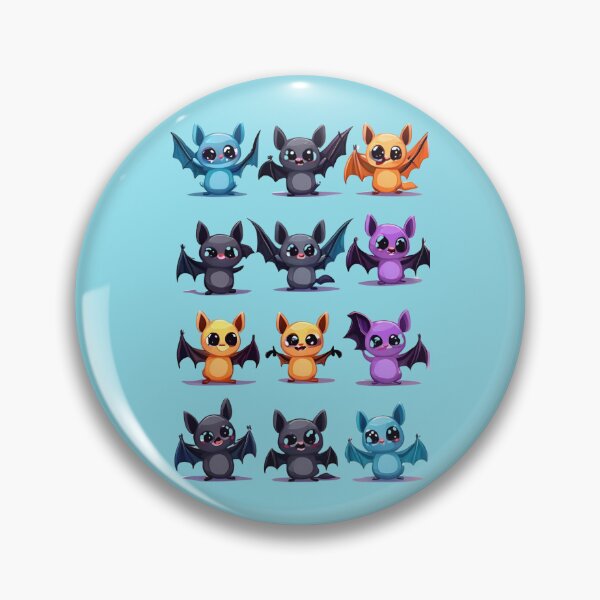 Item preview, Color - Bat, Bat kawaii, Batzilla, sweet bat, cute bat, cute,  designed and sold by GOLDENGARDENART.