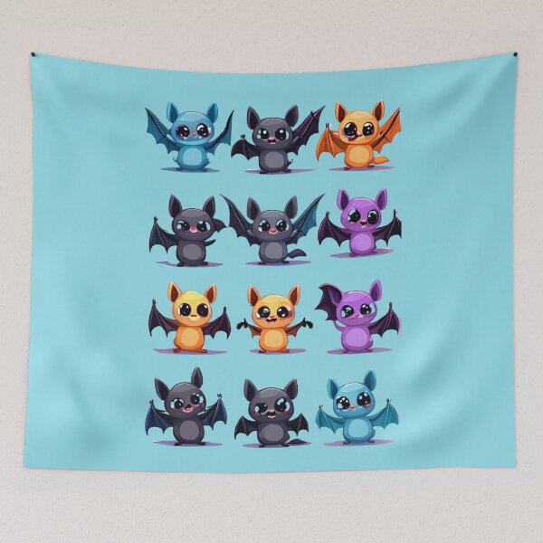 Item preview, Color - Bat, Bat kawaii, Batzilla, sweet bat, cute bat, cute,  designed and sold by GOLDENGARDENART.