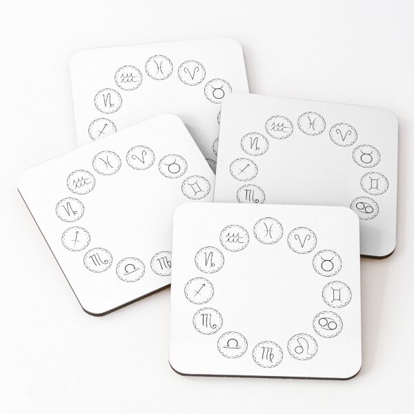 Item preview, Zodiac Circle (White) designed and sold by BLAAAAASK.