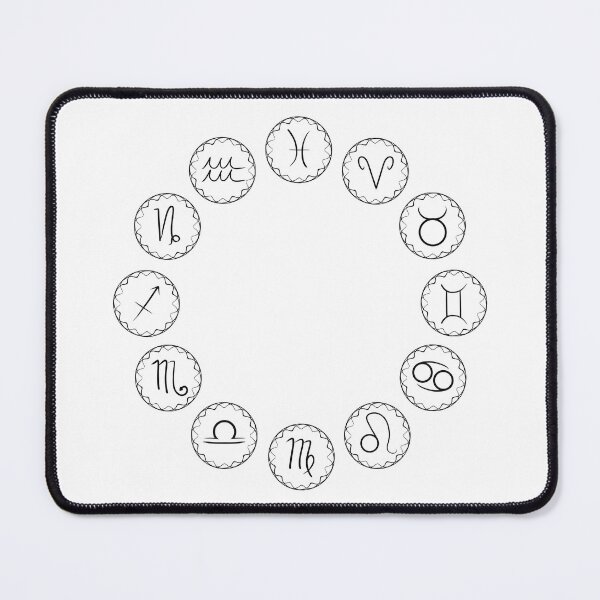 Item preview, Zodiac Circle (White) designed and sold by BLAAAAASK.