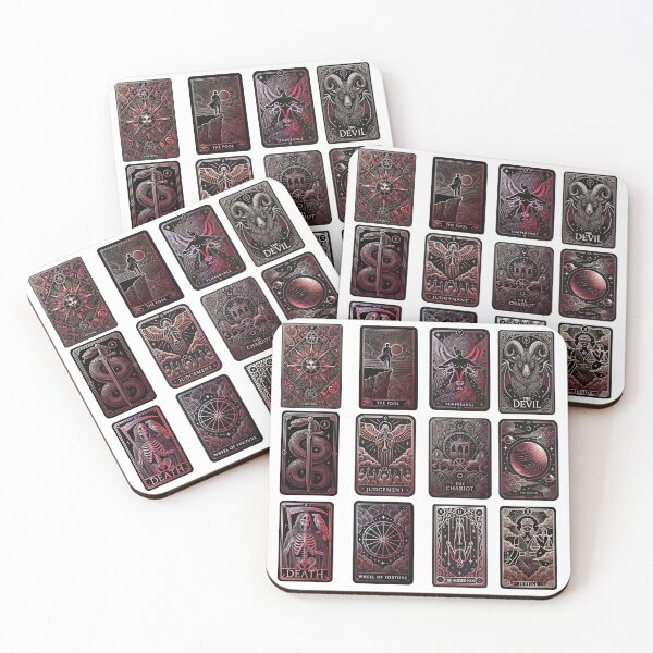 Item preview, THE MOON | FORTUNE TAROT CARDS| OBSIDIAN STYLE designed and sold by TeenVibe-Shop.