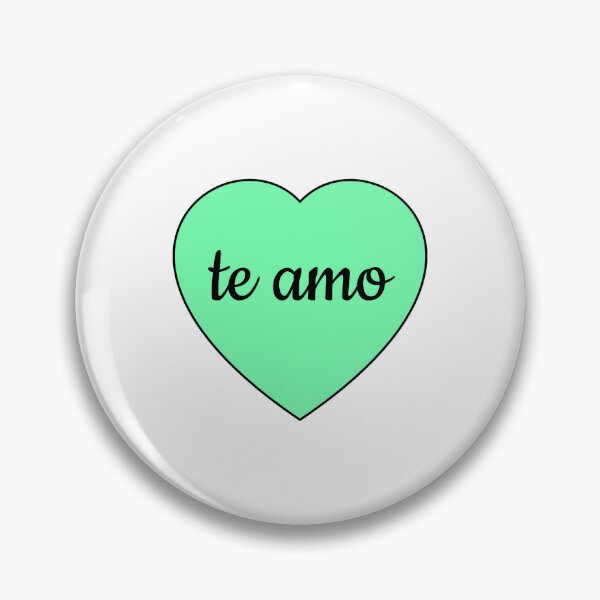 Item preview, Te amo - I love you in Spanish -  Valentines Day Heart corazon   designed and sold by Inspirationmotivation.