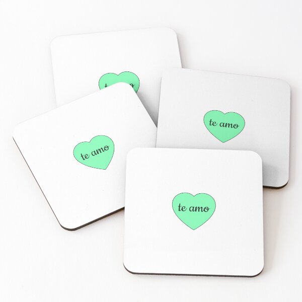 Item preview, Te amo - I love you in Spanish -  Valentines Day Heart corazon   designed and sold by Inspirationmotivation.