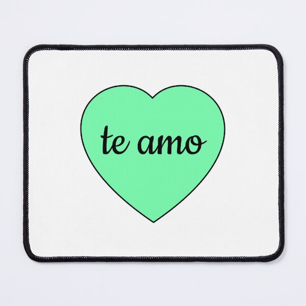 Item preview, Te amo - I love you in Spanish - Valentines Day Heart corazon designed and sold by Inspirationmotivation.