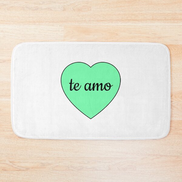 Item preview, Te amo - I love you in Spanish -  Valentines Day Heart corazon   designed and sold by Inspirationmotivation.