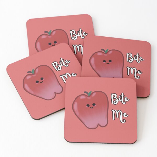 Item preview, Bite Me Red Apple (Red) designed and sold by BLAAAAASK.