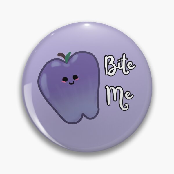 Item preview, Bite Me Purple Apple (Purple) designed and sold by BLAAAAASK.