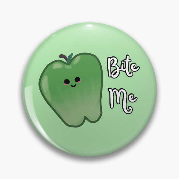 Item preview, Bite Me Green Apple (Green) designed and sold by BLAAAAASK.