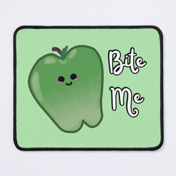 Item preview, Bite Me Green Apple (Green) designed and sold by BLAAAAASK.