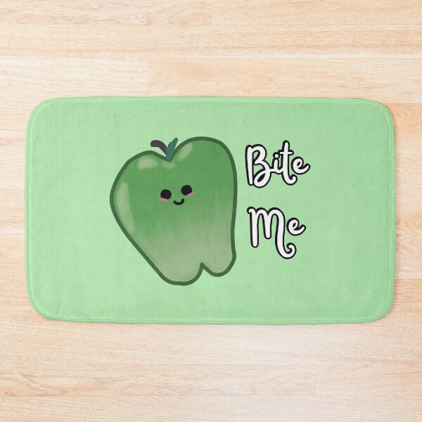 Item preview, Bite Me Green Apple (Green) designed and sold by BLAAAAASK.