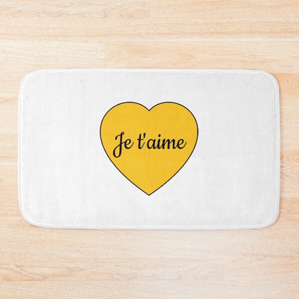Item preview, Je Taime - I love you in French - Happy Valentines Day designed and sold by Inspirationmotivation.