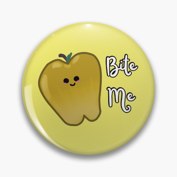 Item preview, Bite Me Golden Apple (Yellow) designed and sold by BLAAAAASK.